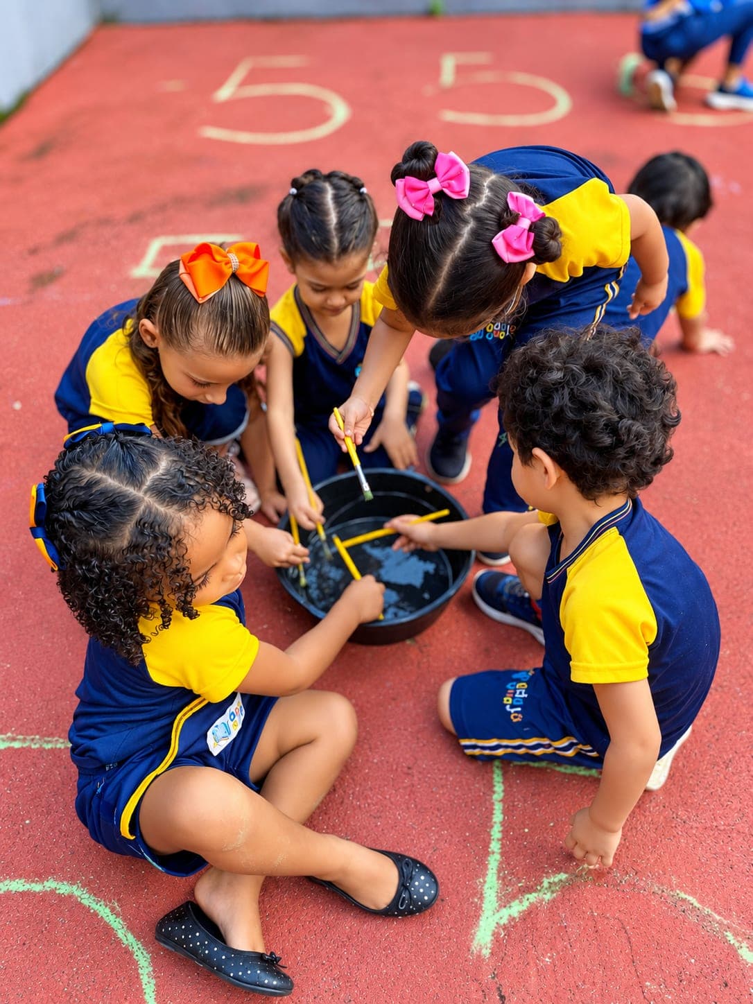 Crianças do Infantil 3 participando de atividades pedagógicas na Eduque Já (foto 4)
