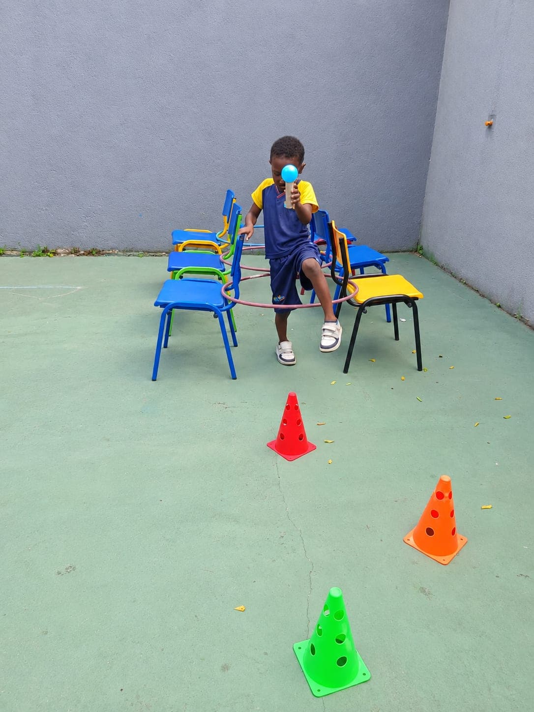 Crianças do Infantil 4 participando de atividades pedagógicas na Eduque Já (foto 5)