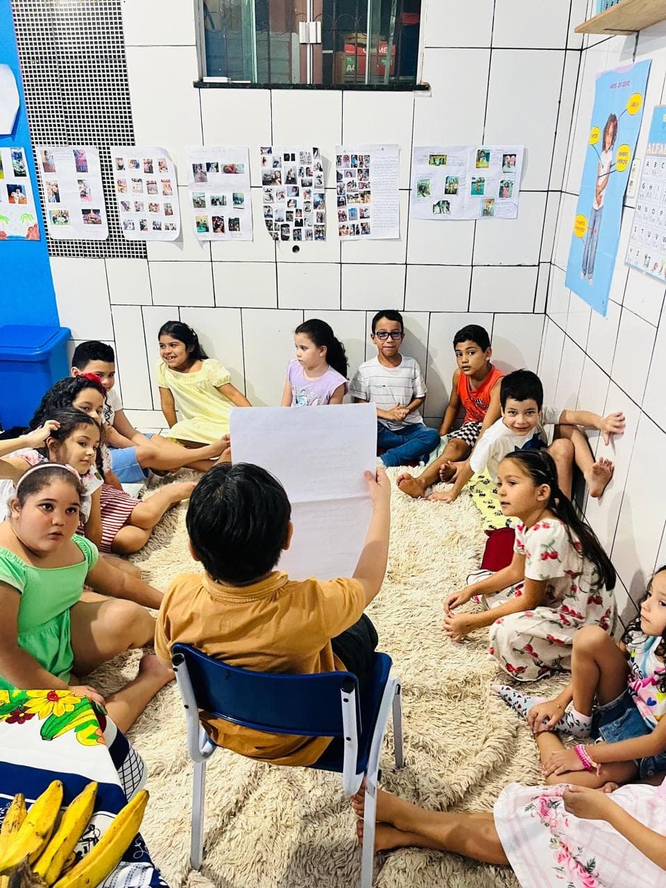 Alunos do 2º Ano do Ensino Fundamental em atividades pedagógicas na Eduque Já (foto 1)